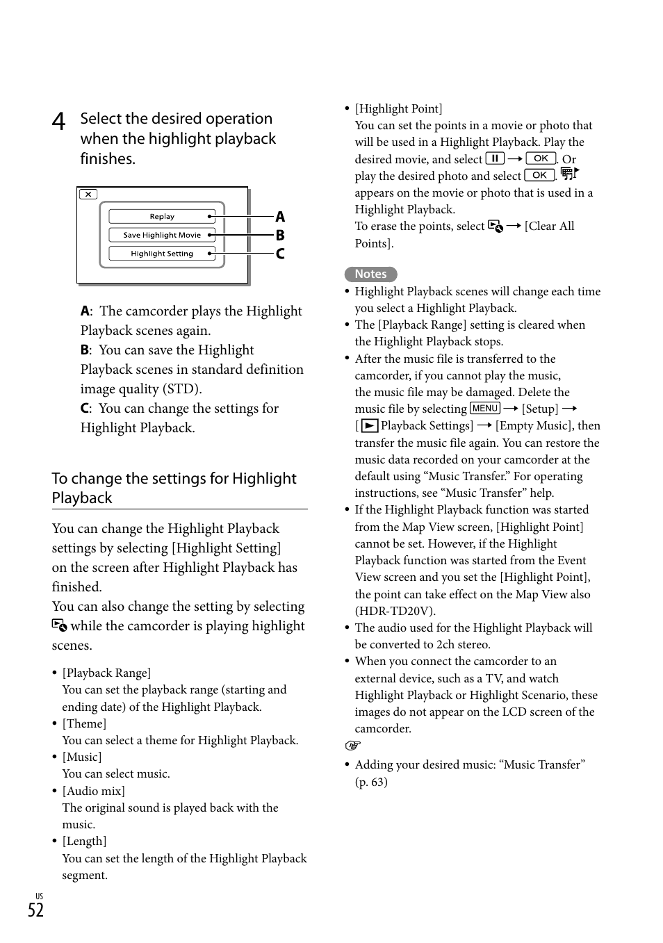 Sony HDR-TD20V User Manual | Page 52 / 191