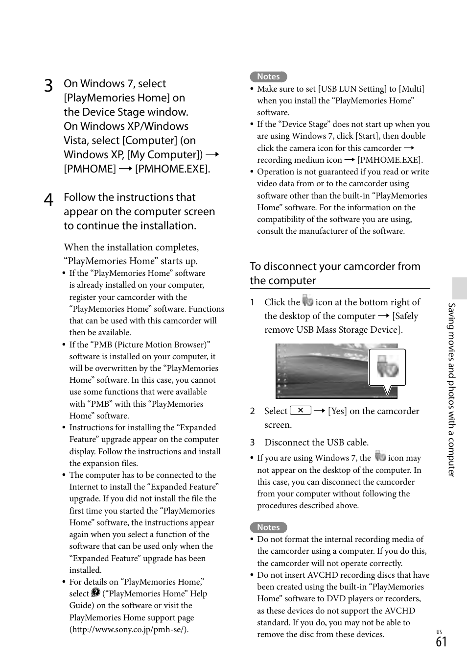 Sony HDR-TD20V User Manual | Page 61 / 191