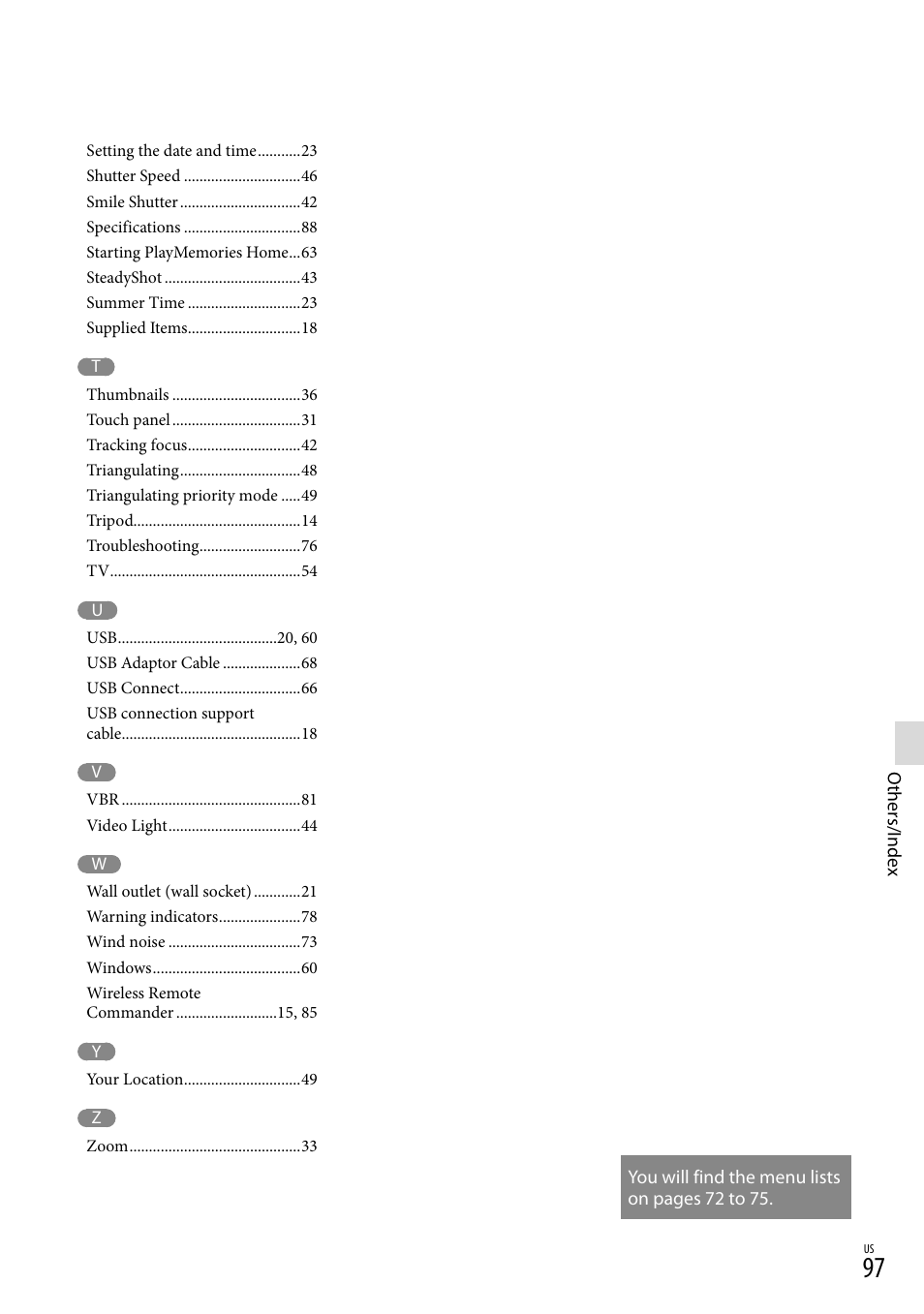 Sony HDR-TD20V User Manual | Page 97 / 191