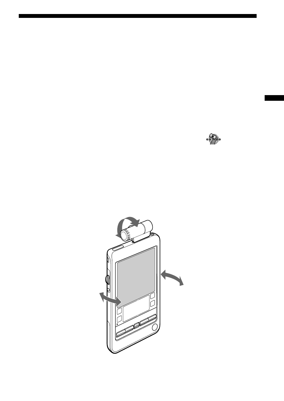 Recording images with the camera | Sony PEGA-MSC1 User Manual | Page 11 / 28