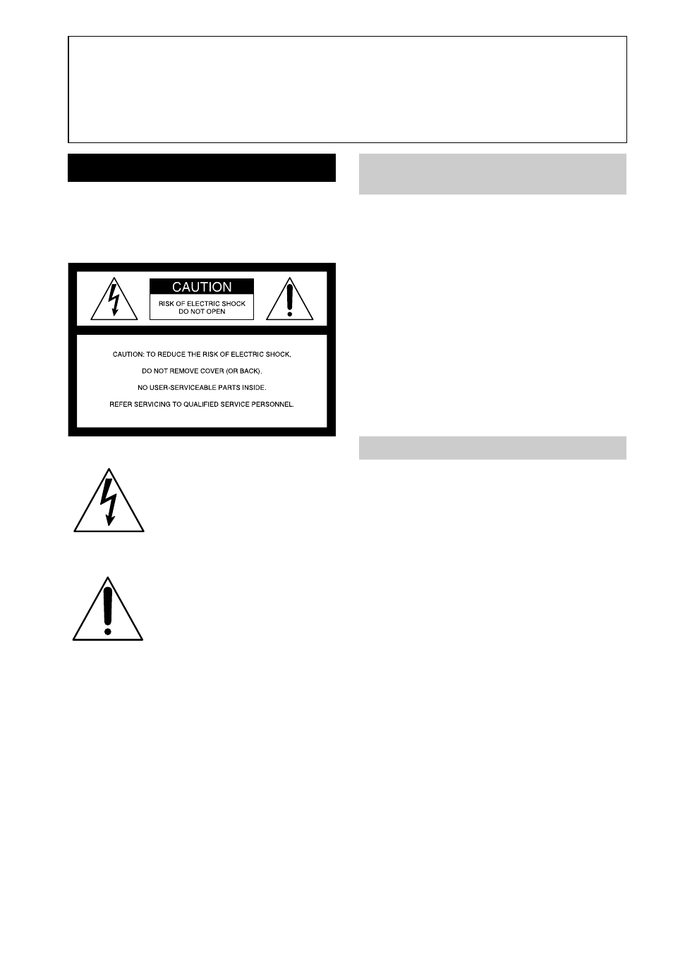 Warning, Caution | Sony CCD-TRV98 User Manual | Page 2 / 80
