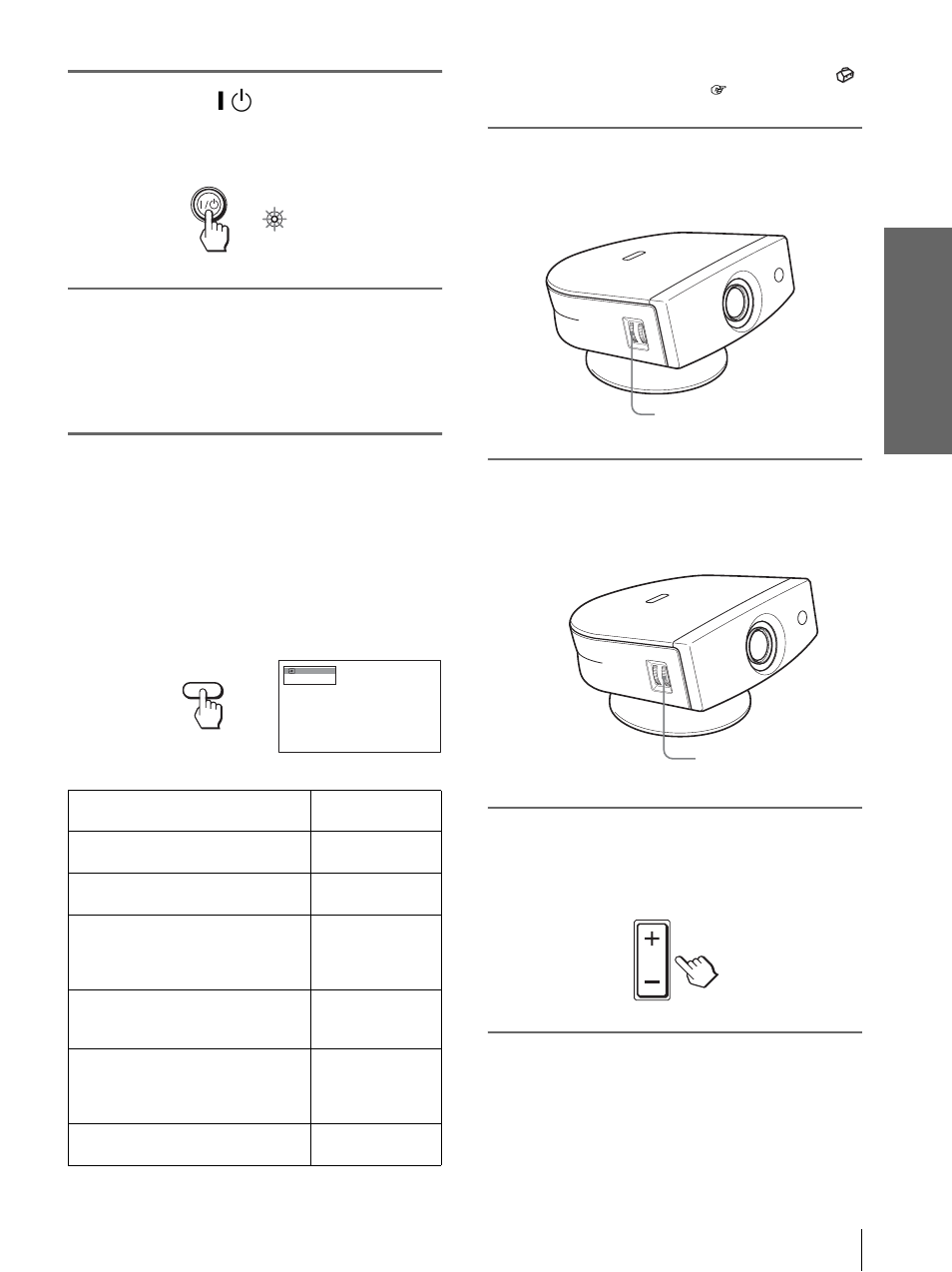 Sony VPL-HS3 User Manual | Page 23 / 148