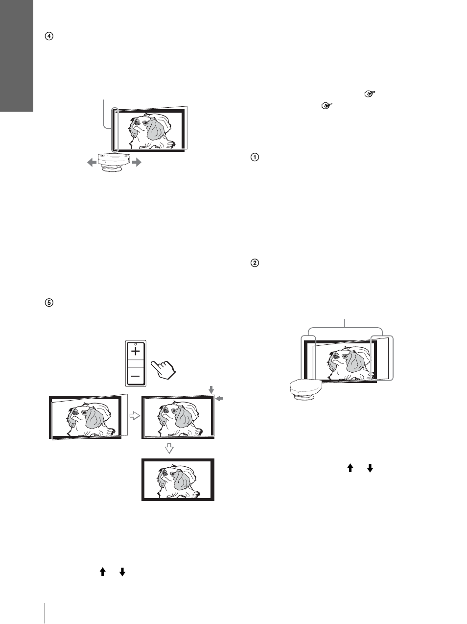 Racc o rdem e n ts e t pr épara tif s | Sony VPL-HS3 User Manual | Page 66 / 148