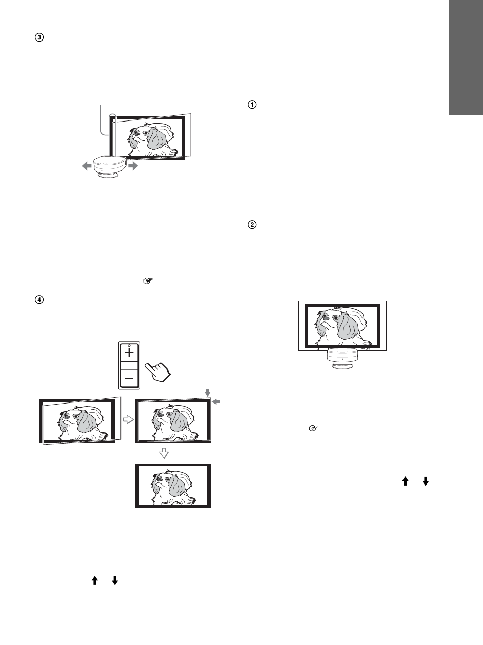 Racc o rdem e n ts e t pr épara tif s | Sony VPL-HS3 User Manual | Page 67 / 148