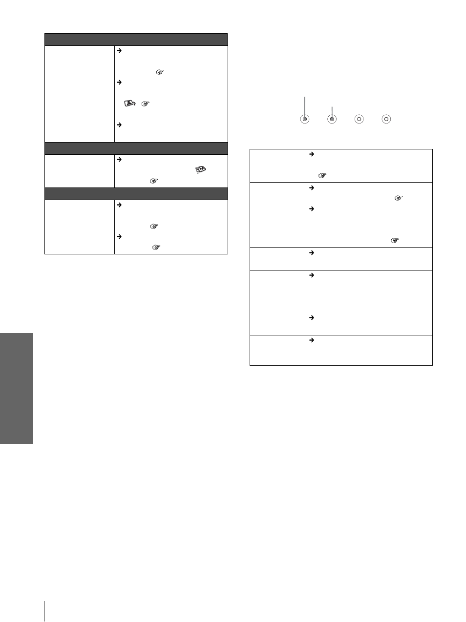 Dive rs, Indicateur | Sony VPL-HS3 User Manual | Page 84 / 148