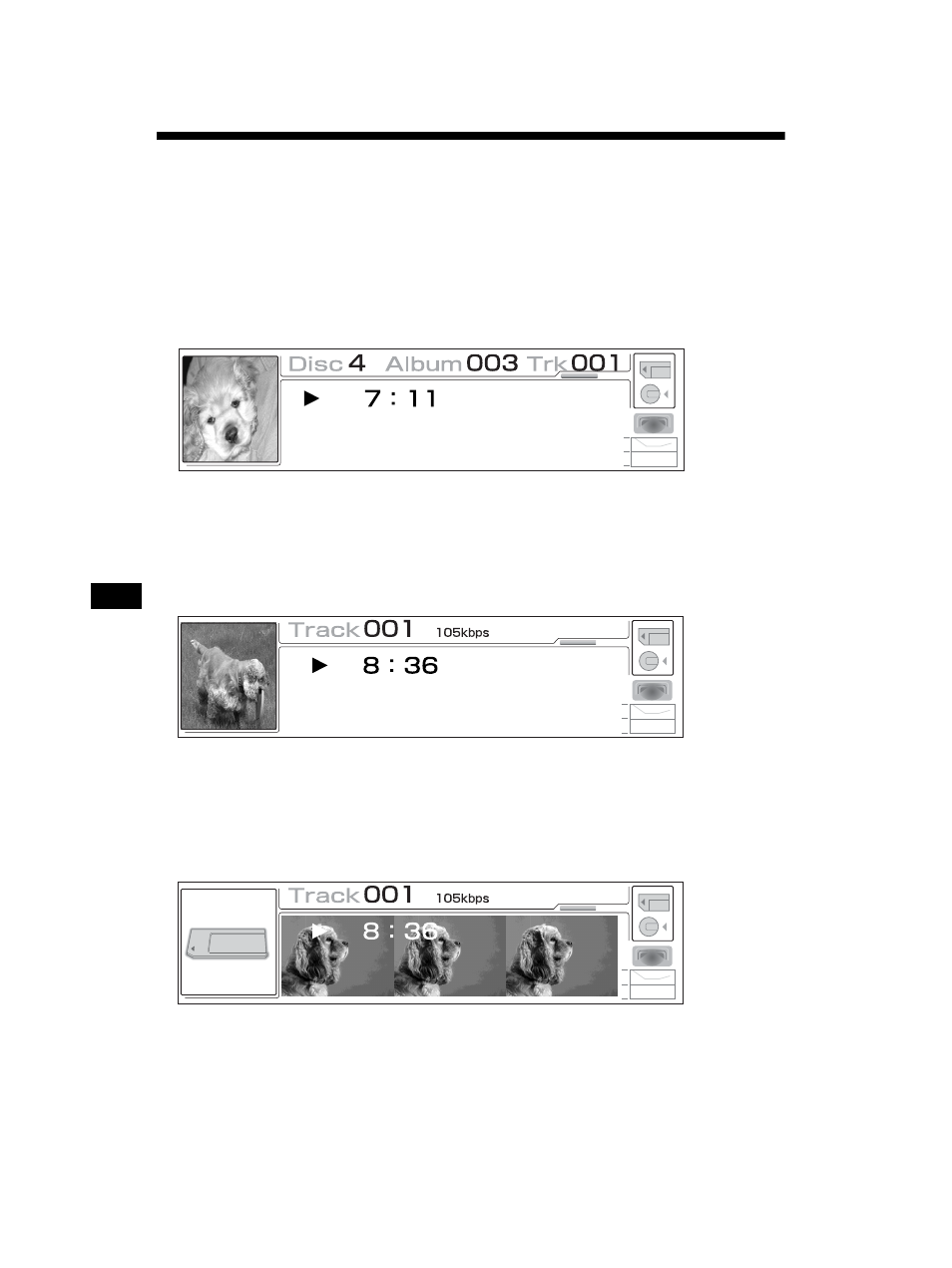 Presentación/almacenamiento de una imagen, Estática desde un “memory stick | Sony MEX-5DI User Manual | Page 130 / 170