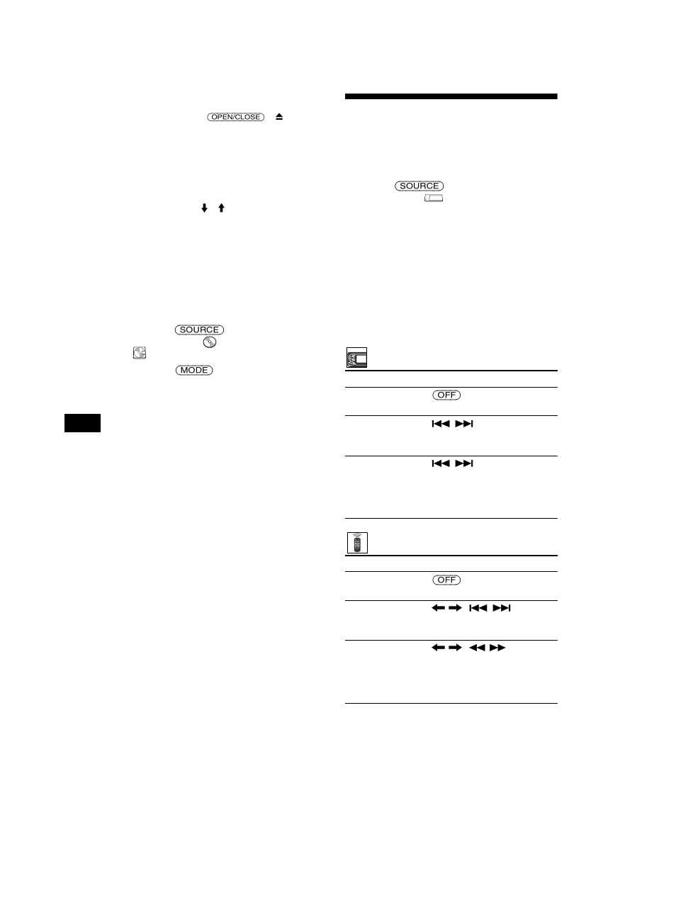 Reproducción de un “mg memory stick, Reproducción de un, Mg memory stick | Sony MEX-5DI User Manual | Page 134 / 170