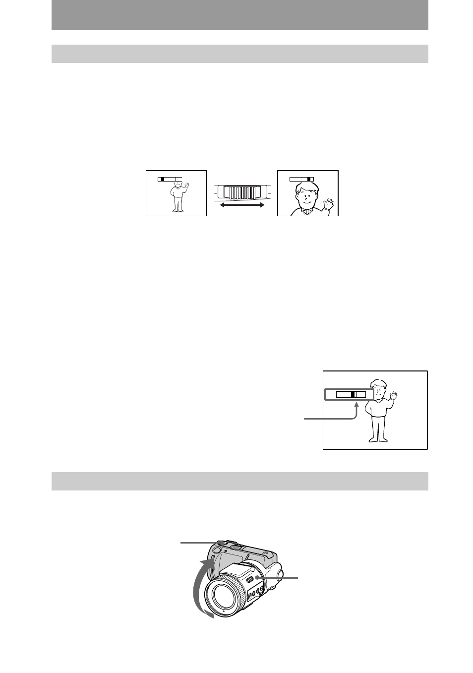 Utilización de la función de zoom, Cambio de la orientación del objetivo | Sony DSC-F505 User Manual | Page 110 / 184