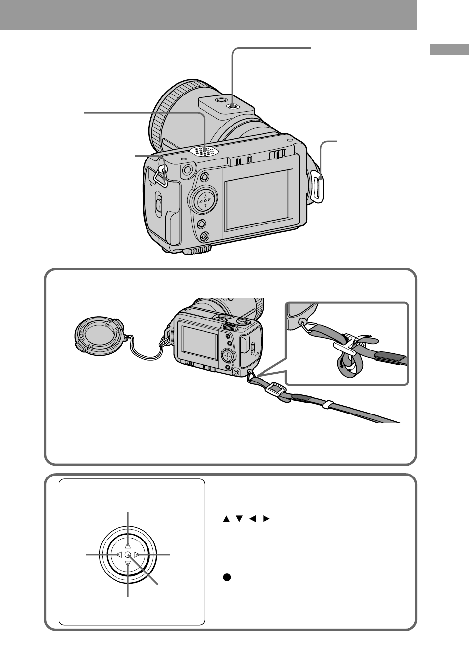 Parts identification | Sony DSC-F505 User Manual | Page 9 / 184