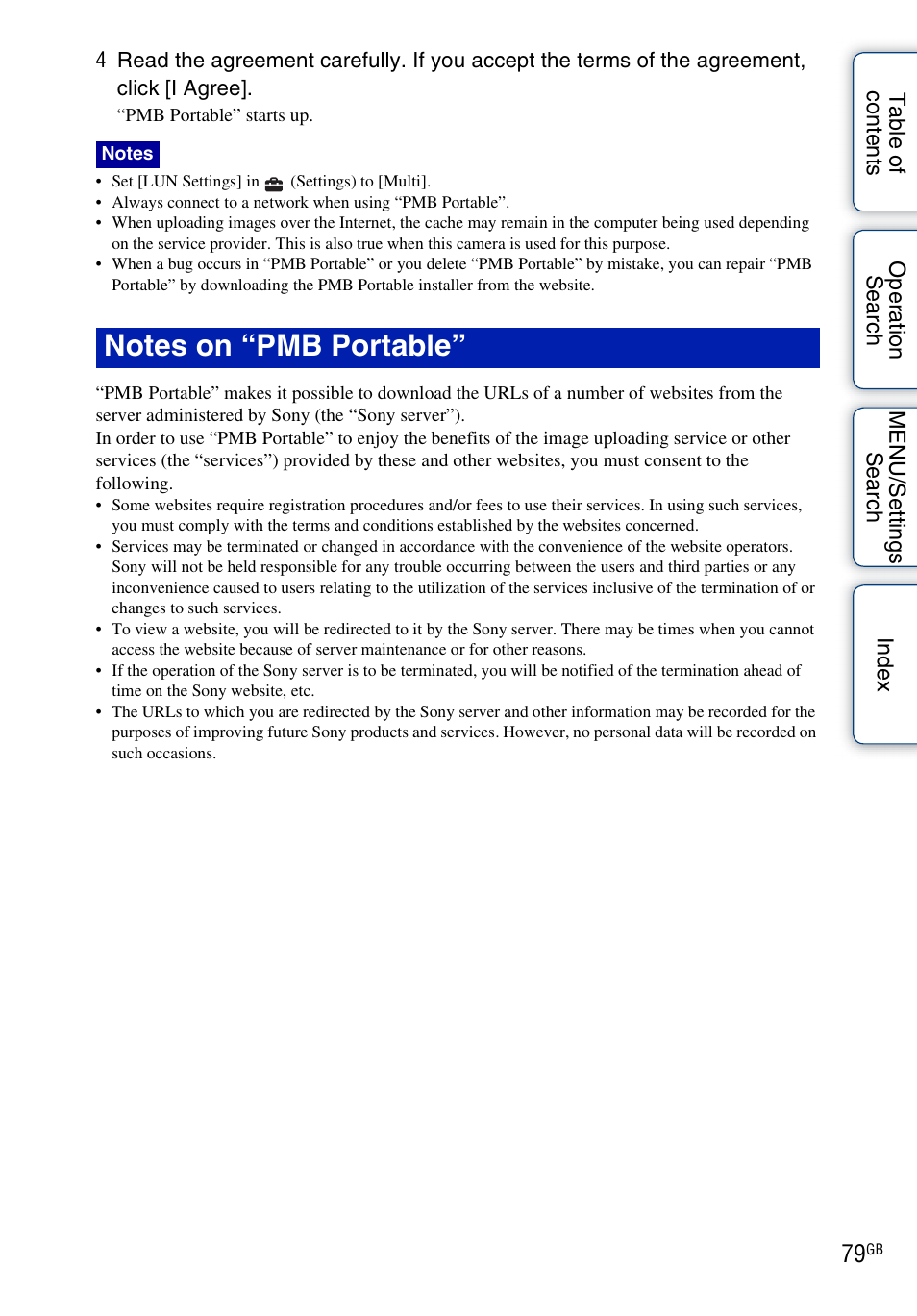 Sony DSC-W310 User Manual | Page 79 / 98