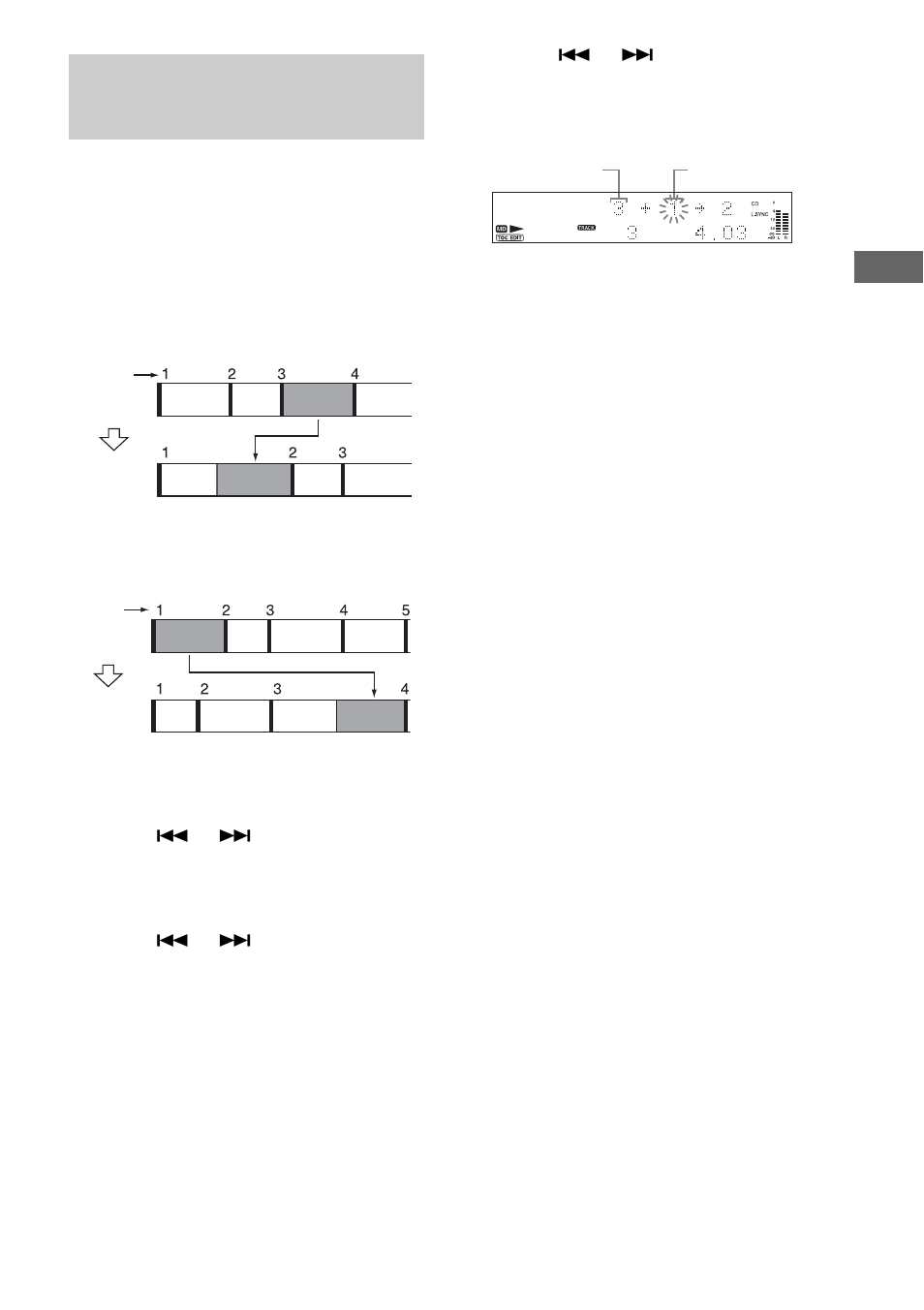 Combining recorded tracks | Sony MXD-D400 User Manual | Page 39 / 52