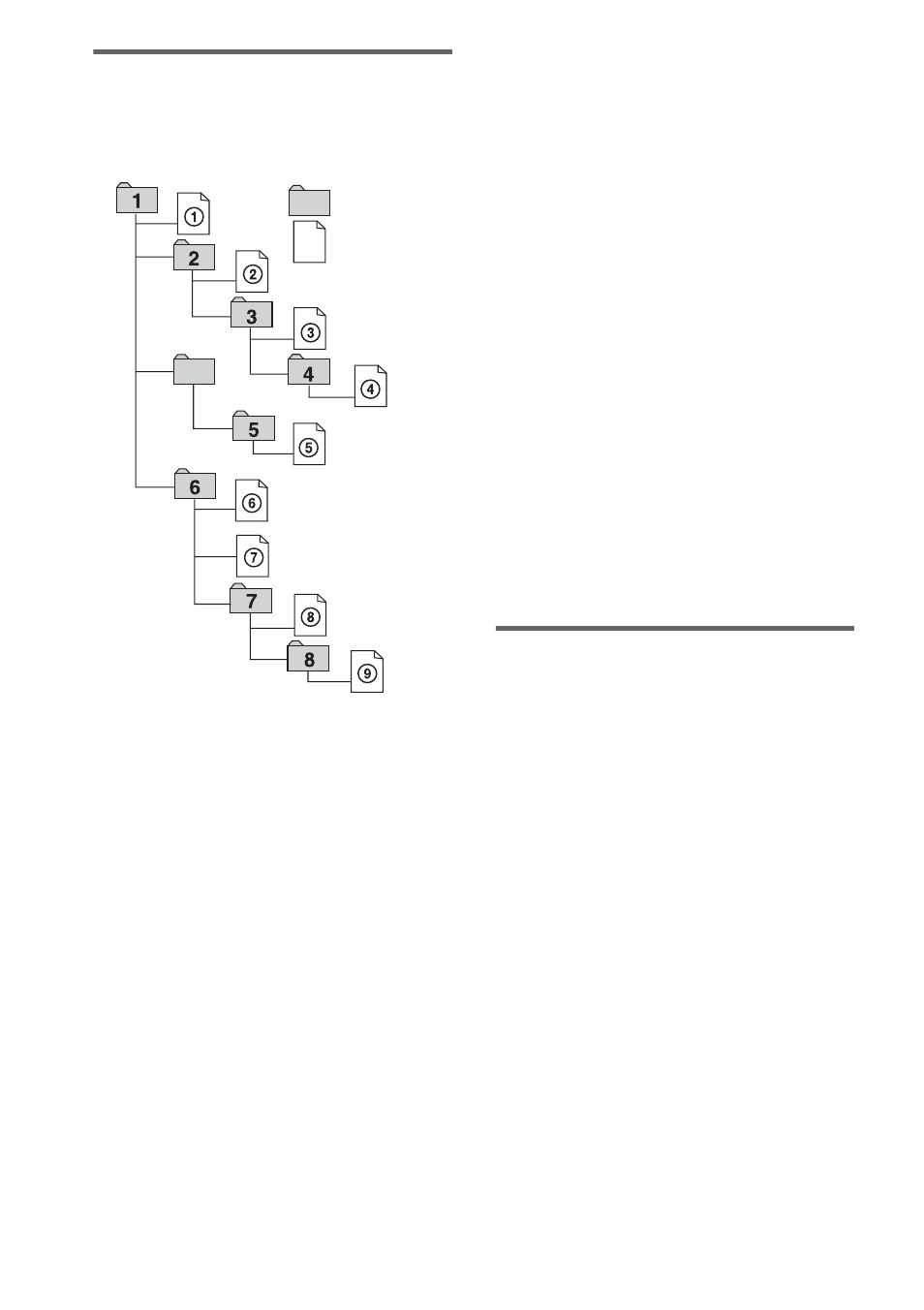 The playback order of the mp3 files, About the information displayed for mp3 files | Sony MXD-D400 User Manual | Page 6 / 52