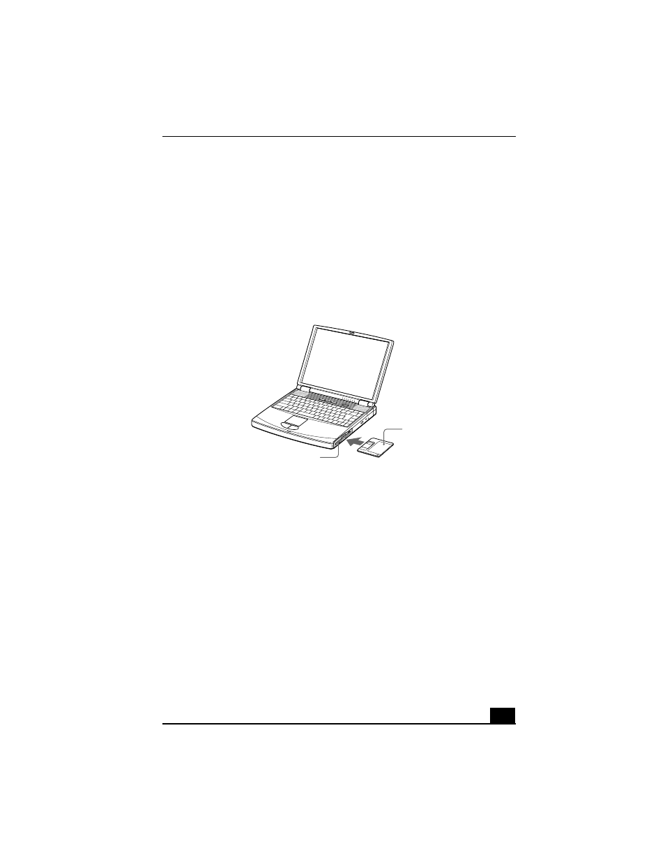 Using the floppy disk drive, To insert a floppy disk | Sony PCG-FX390 User Manual | Page 19 / 136