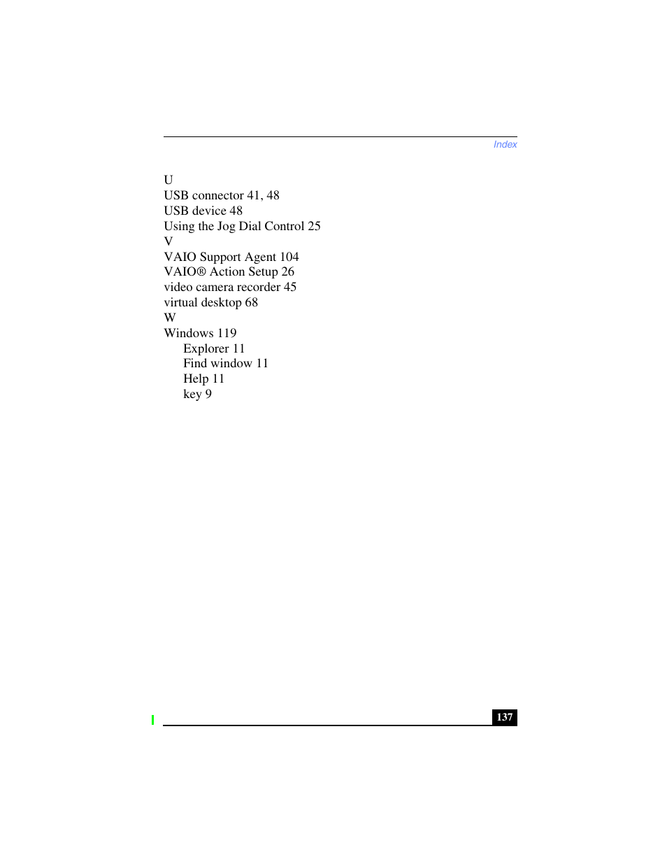 Sony PCG-SR27 User Manual | Page 137 / 137