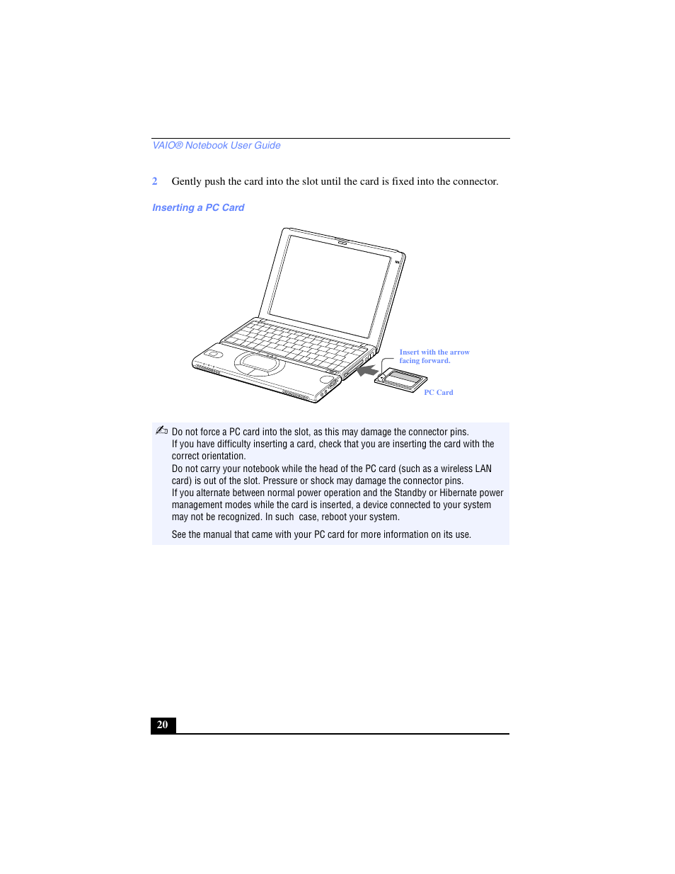 Sony PCG-SR27 User Manual | Page 20 / 137