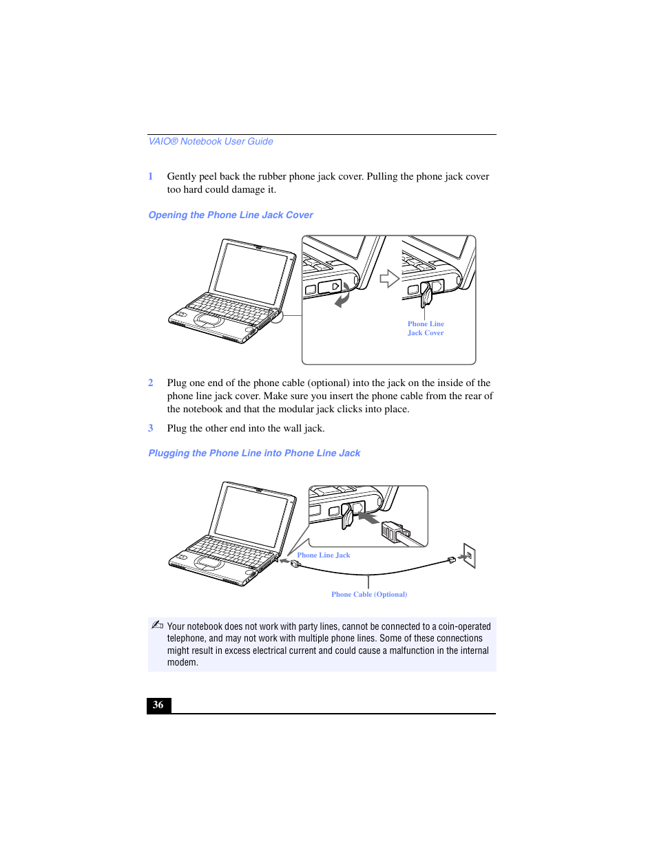 Sony PCG-SR27 User Manual | Page 36 / 137