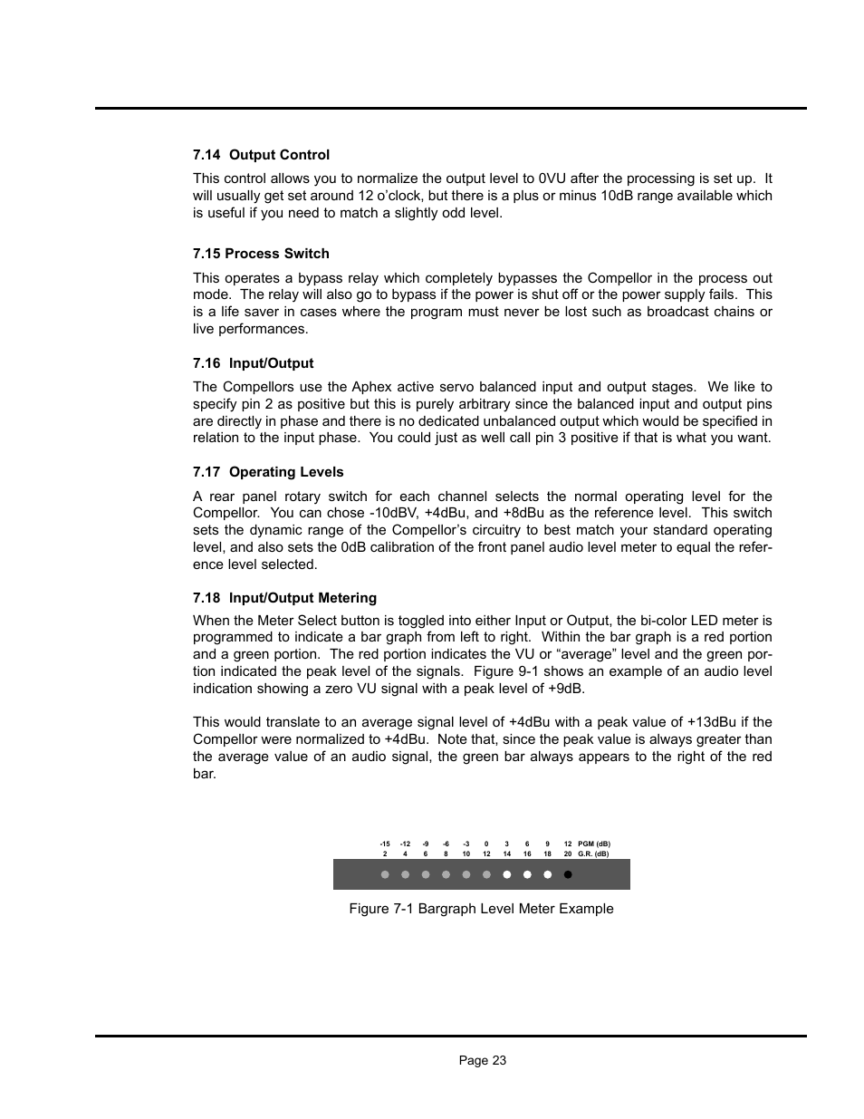 Aphex Systems 320A User Manual | Page 23 / 41