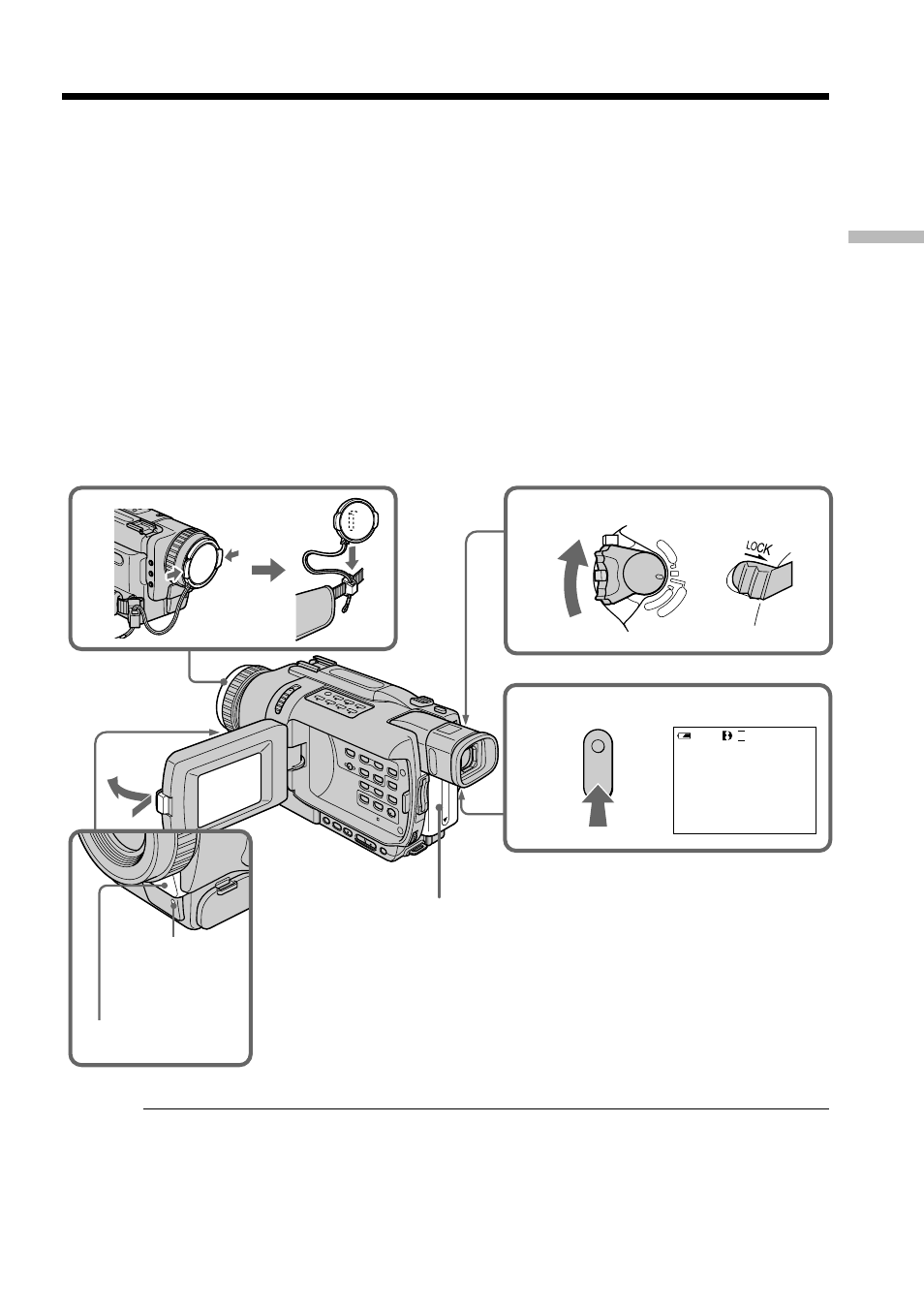 Recording a picture | Sony DCR-TRV840 User Manual | Page 21 / 212