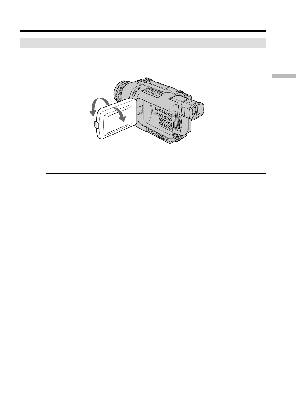 Adjusting the lcd screen, Recording a picture | Sony DCR-TRV840 User Manual | Page 23 / 212