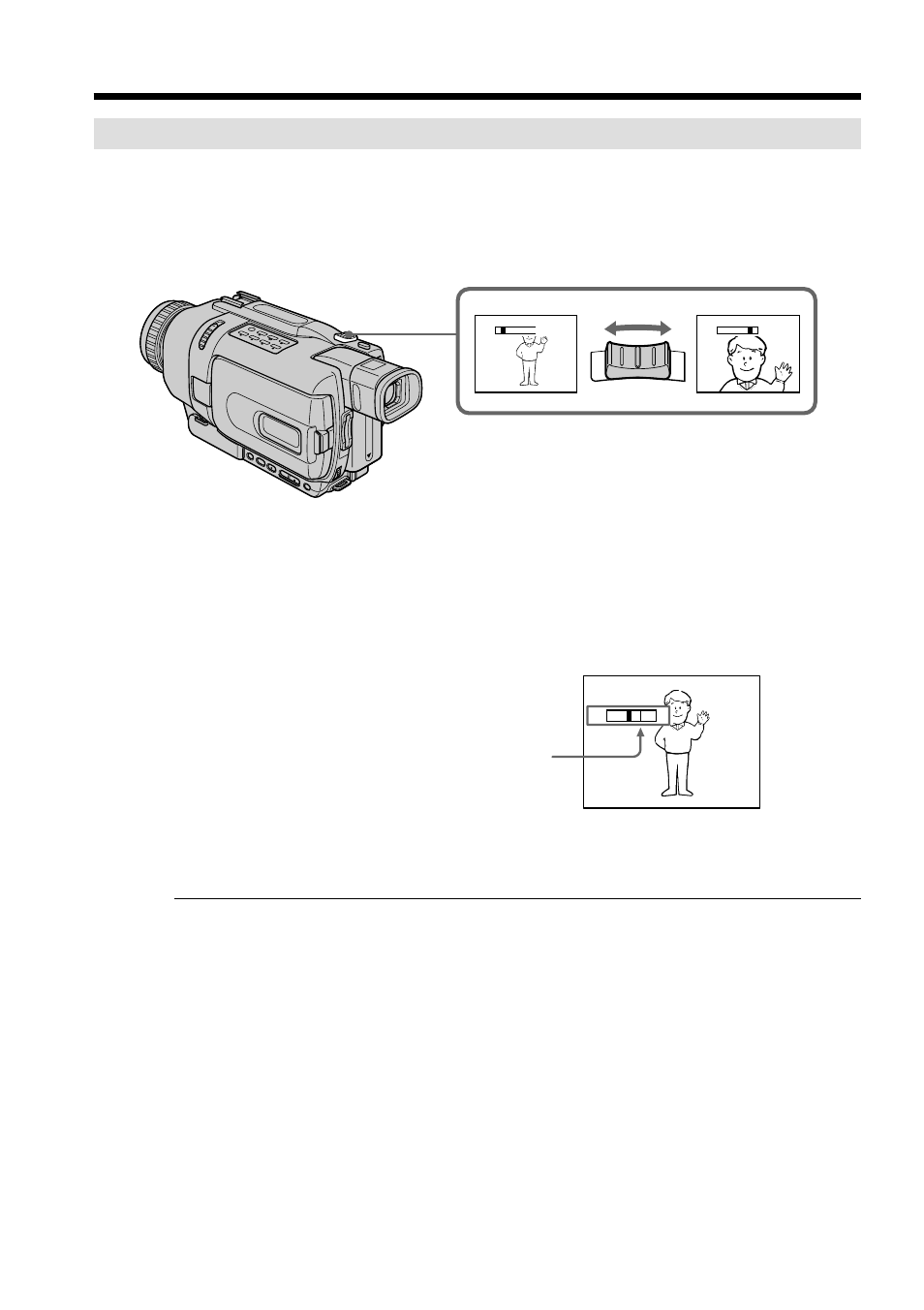 Using the zoom feature, Recording a picture | Sony DCR-TRV840 User Manual | Page 24 / 212
