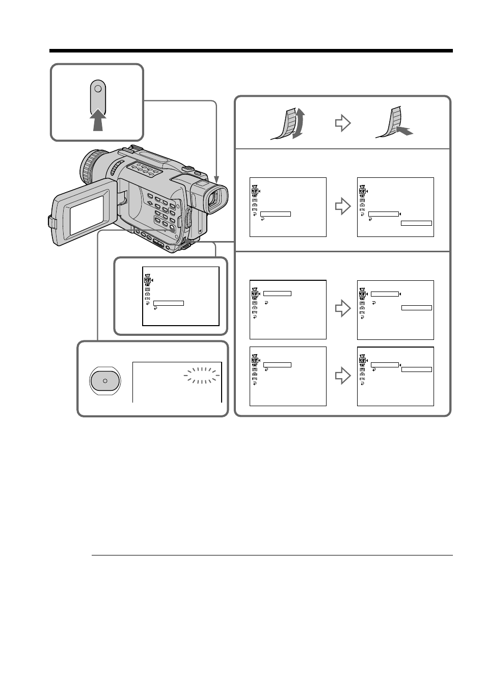 Interval recording, Menu | Sony DCR-TRV840 User Manual | Page 56 / 212