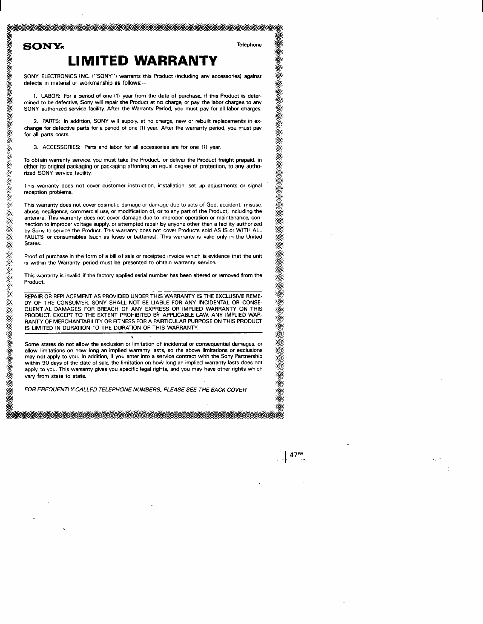 Sony SPP-A900 User Manual | Page 47 / 93
