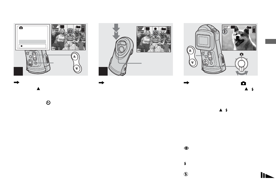 Selecting a flash mode | Sony DSC-U60 User Manual | Page 25 / 88