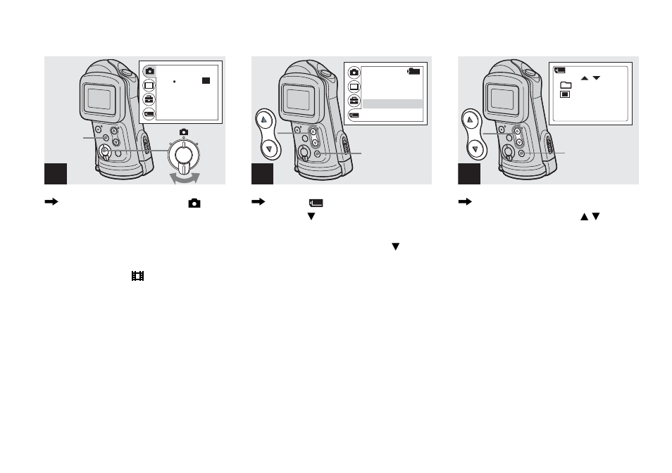 Selecting the recording folder | Sony DSC-U60 User Manual | Page 28 / 88