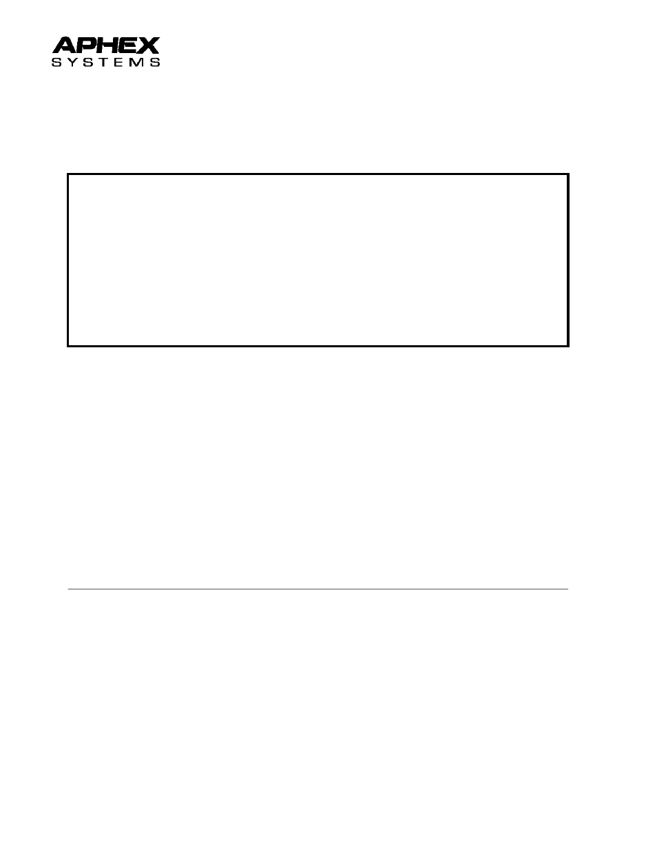 Aphex Systems Dominator II 722 User Manual | 4 pages