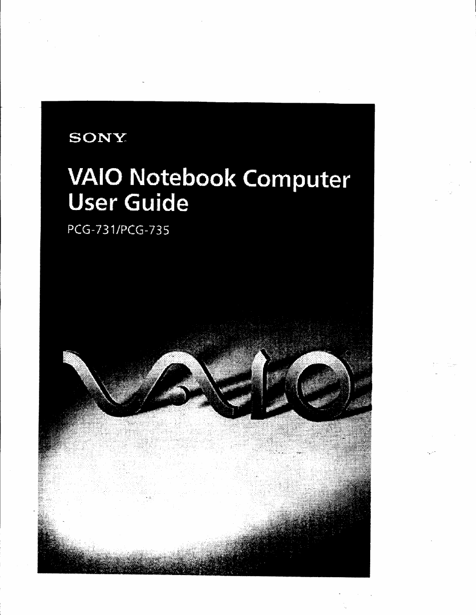 Sony PCG-735 User Manual | 131 pages