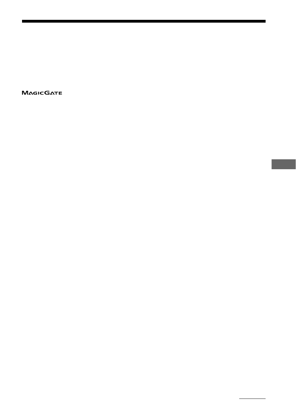 Glossary | Sony NW-MS9 User Manual | Page 31 / 36