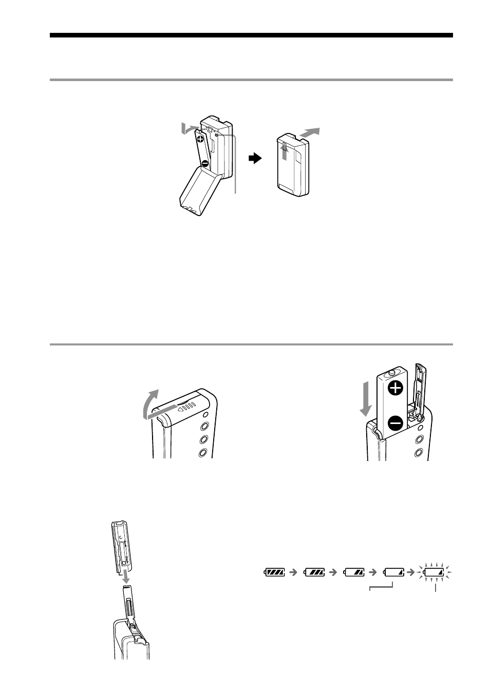 Step 2: charging the rechargeable battery | Sony NW-MS9 User Manual | Page 8 / 36