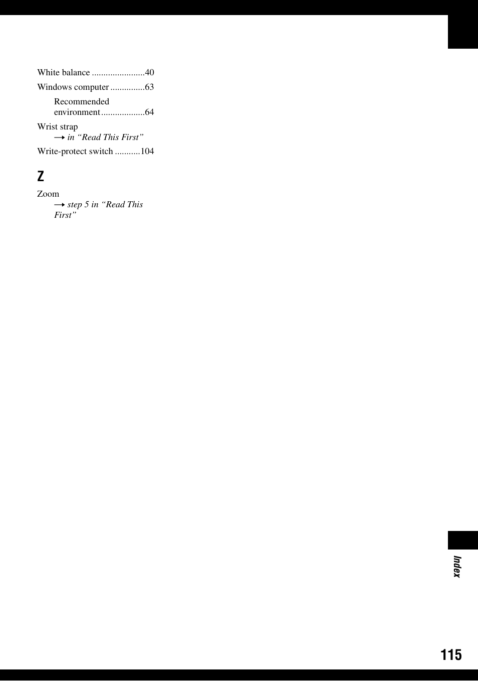 Sony DSC-T30 User Manual | Page 115 / 119