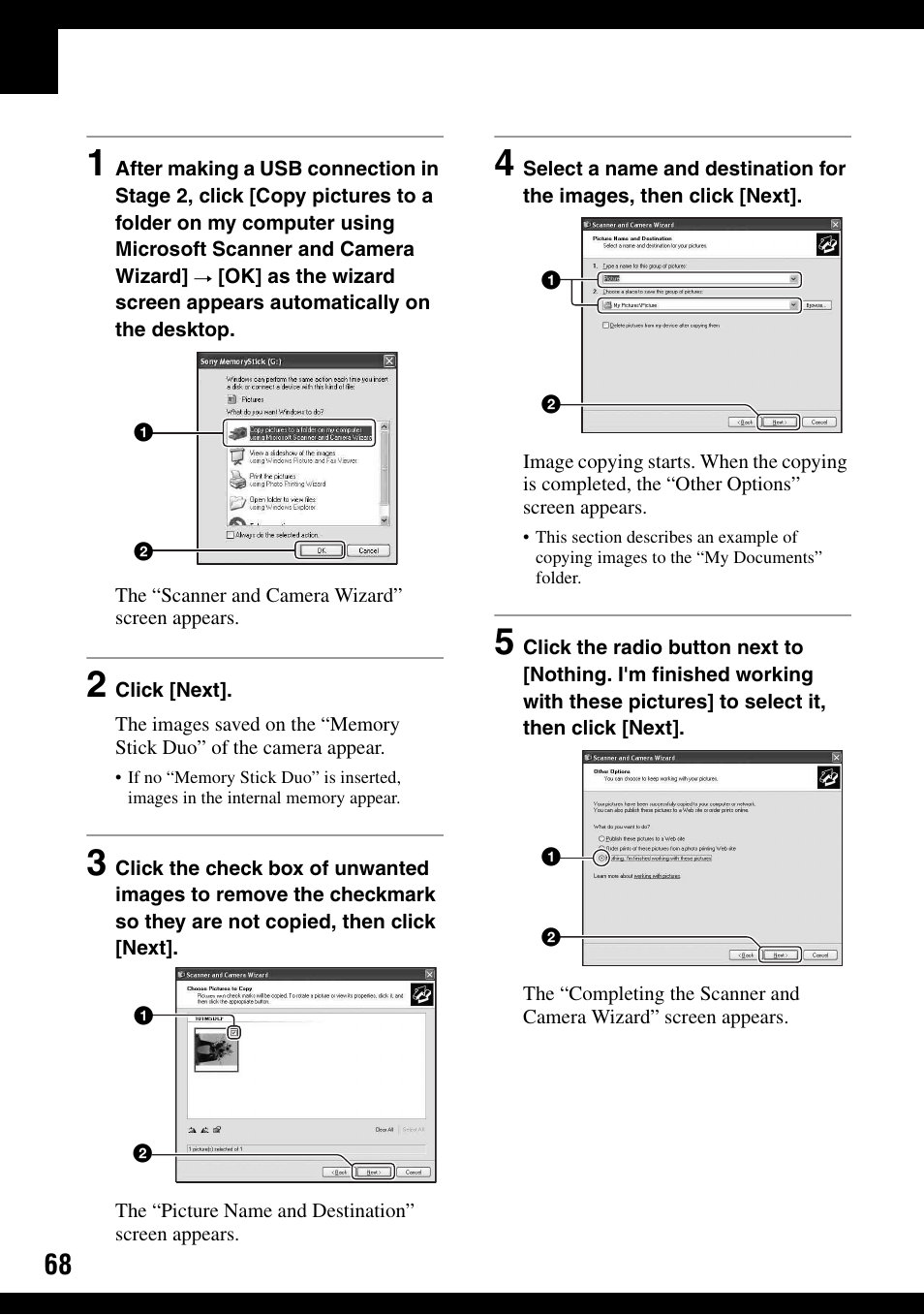 Sony DSC-T30 User Manual | Page 68 / 119