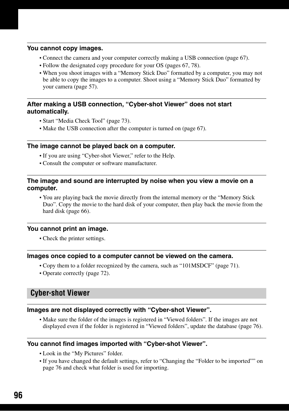 Cyber-shot viewer | Sony DSC-T30 User Manual | Page 96 / 119