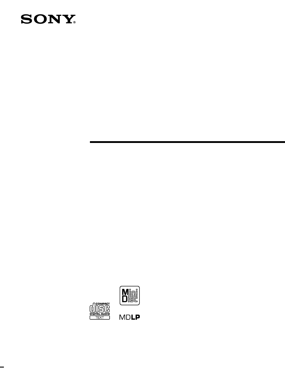 Sony MXD-D40 User Manual | 52 pages