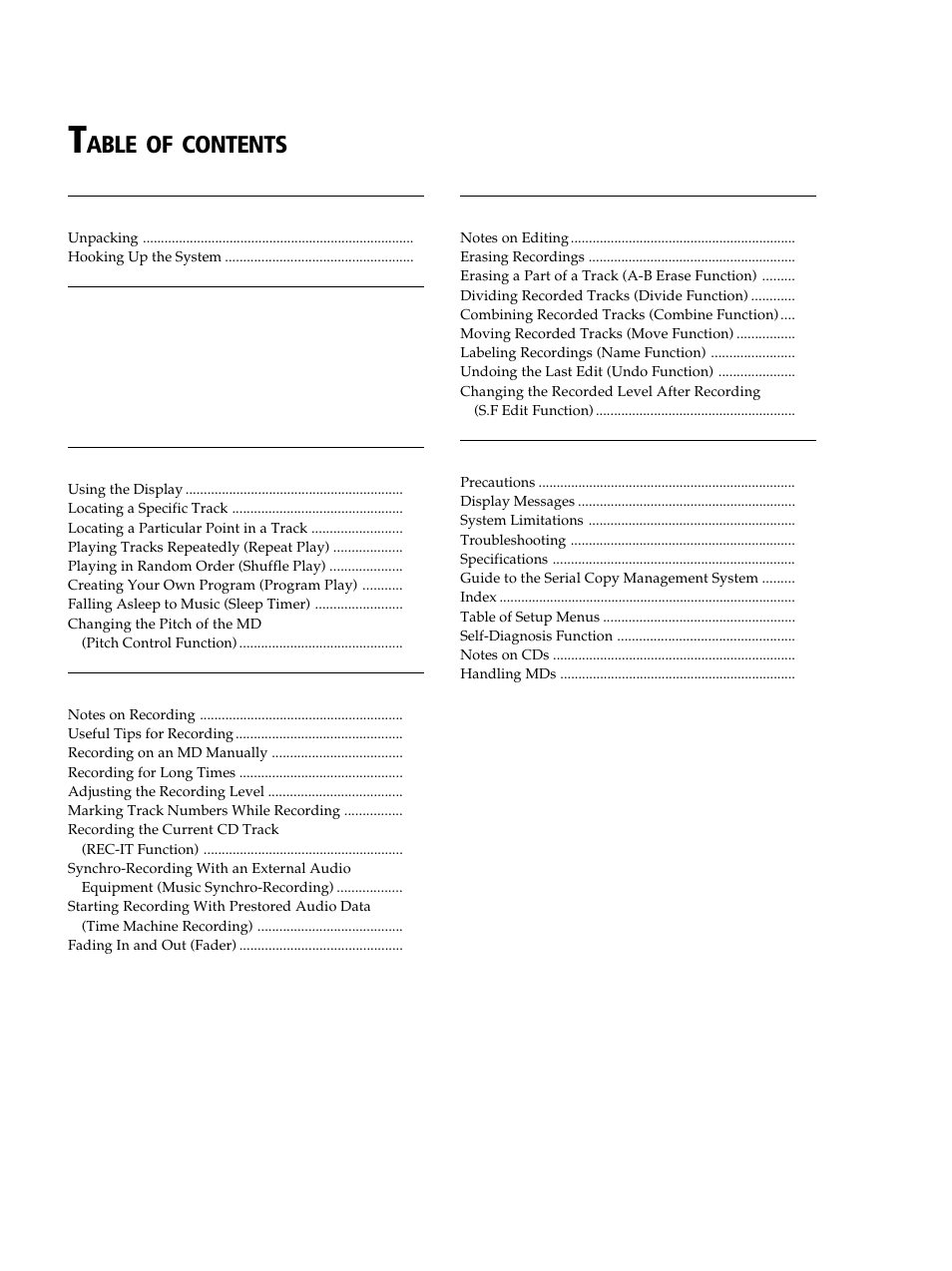 Sony MXD-D40 User Manual | Page 3 / 52