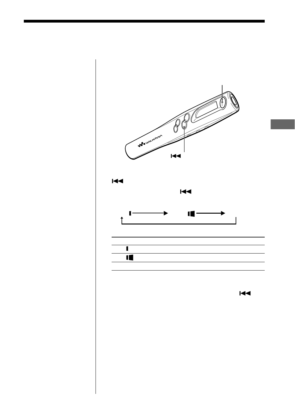 Emphasizing the bass sound (mega bass) | Sony NW-S4 User Manual | Page 13 / 24