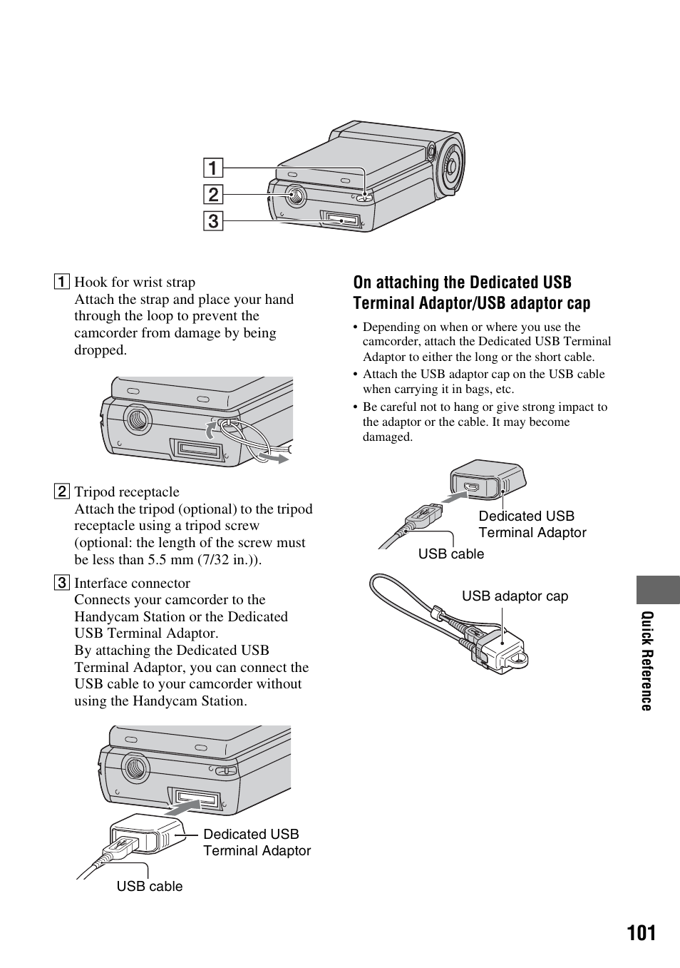 P. 101) | Sony HDR-TG1 User Manual | Page 101 / 109