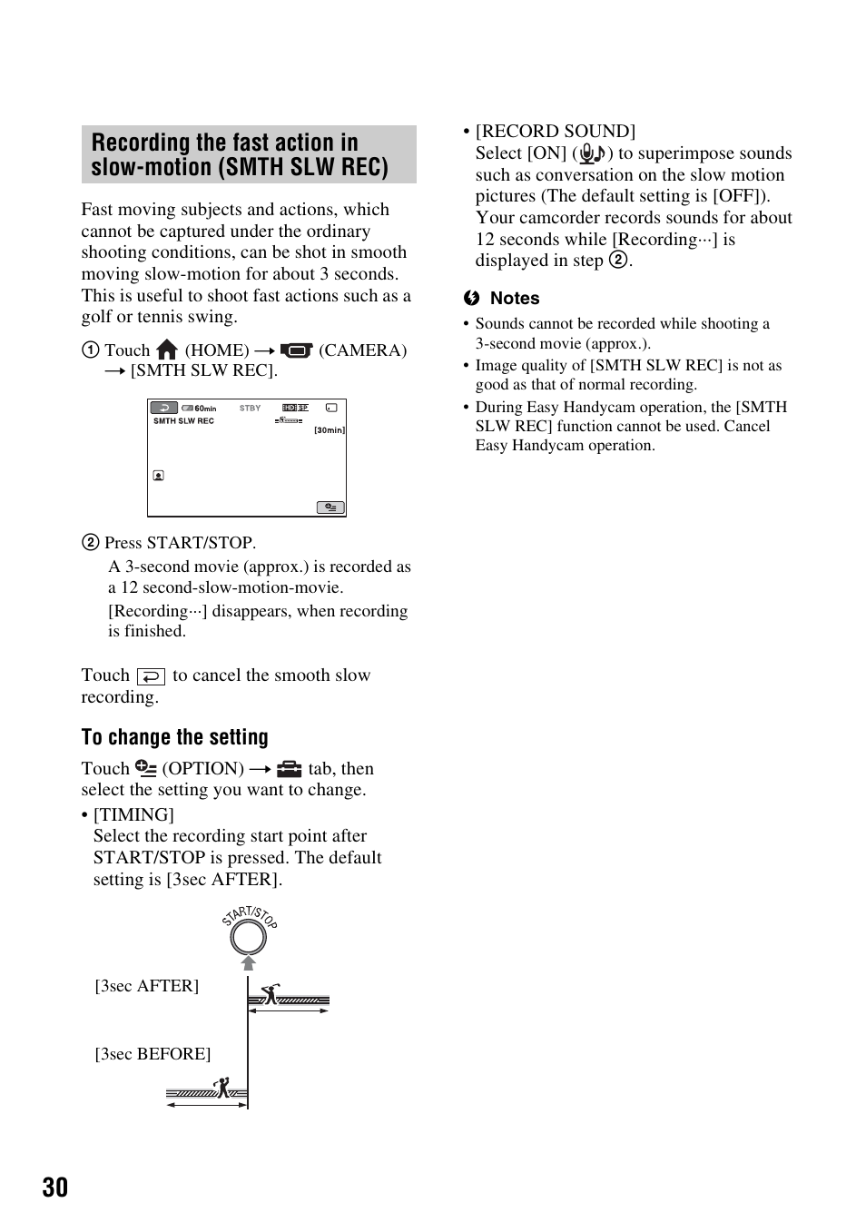 Sony HDR-TG1 User Manual | Page 30 / 109
