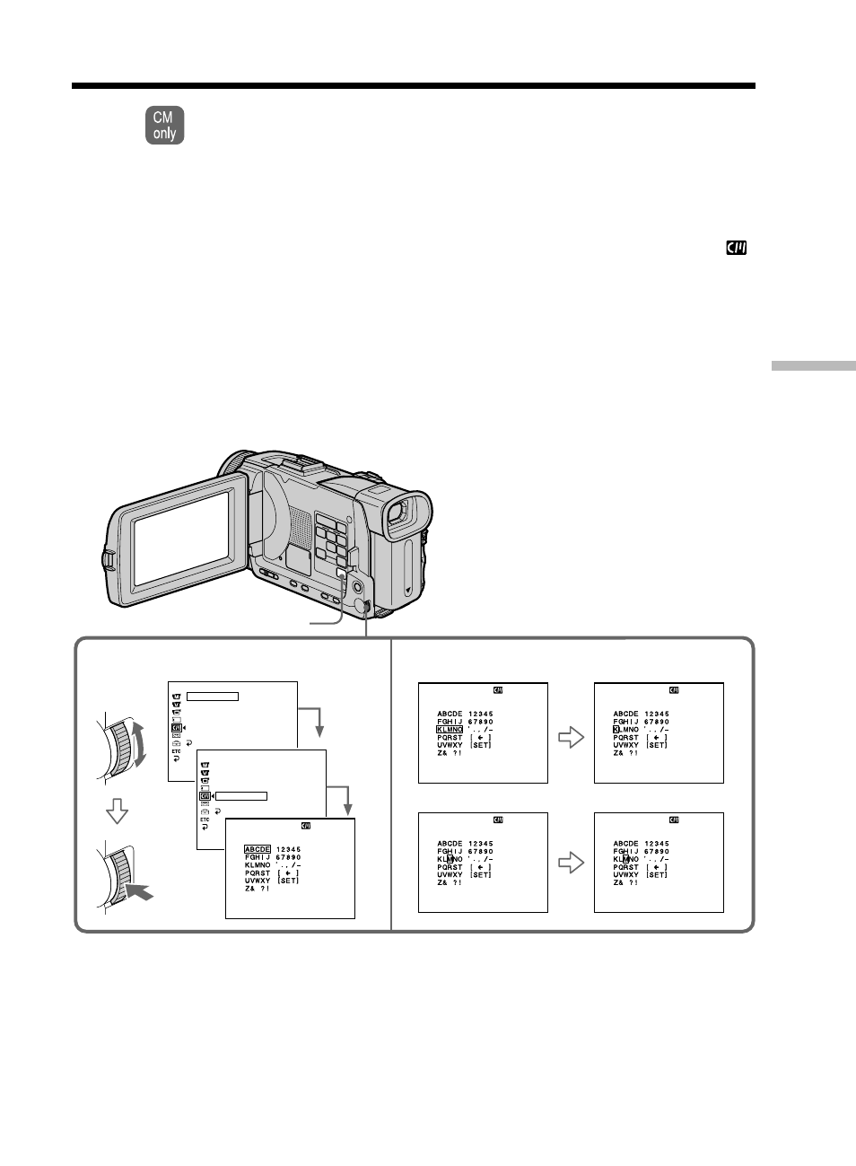 Labeling a cassette | Sony DCR-TRV50 User Manual | Page 115 / 248