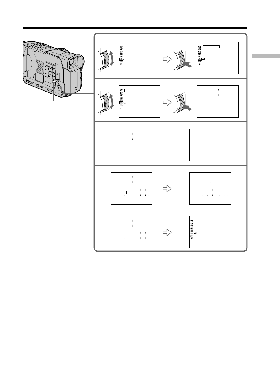 Step 2 setting the date and time, Menu, Getting started | Sony DCR-TRV50 User Manual | Page 21 / 248