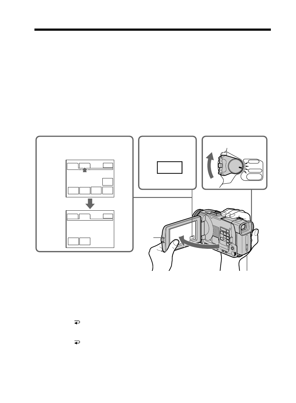 Step 4 using the touch panel | Sony DCR-TRV50 User Manual | Page 24 / 248