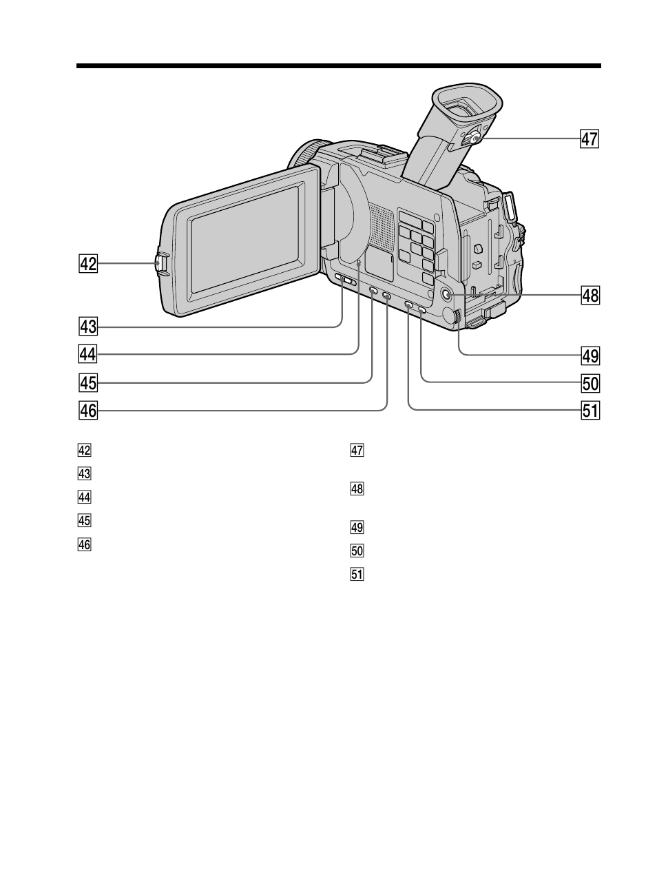 Rs rd rf rg rj rh rk rl ta t | Sony DCR-TRV50 User Manual | Page 240 / 248