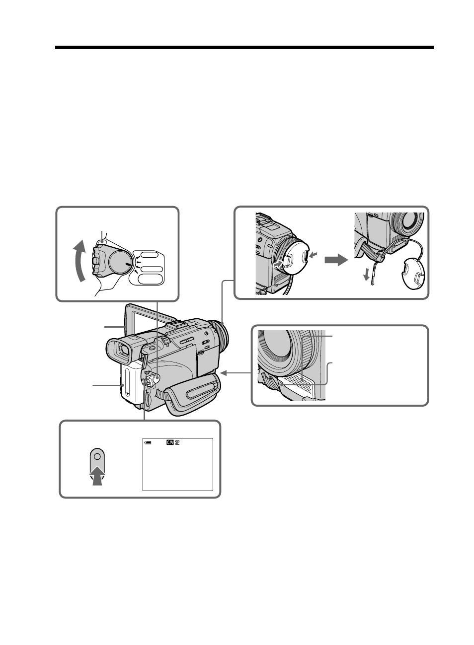 Recording a picture | Sony DCR-TRV50 User Manual | Page 26 / 248