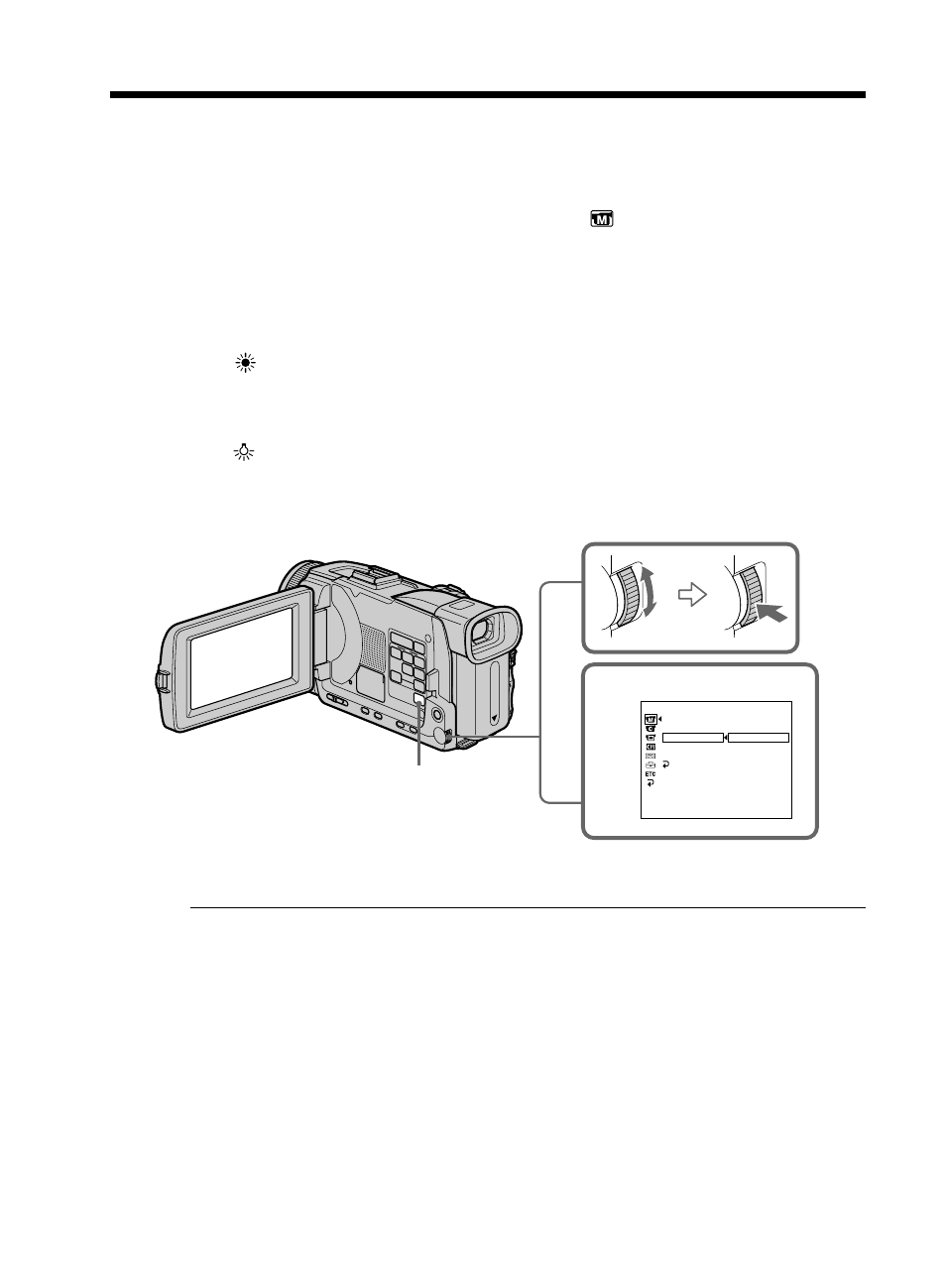 Adjusting the white balance manually | Sony DCR-TRV50 User Manual | Page 54 / 248