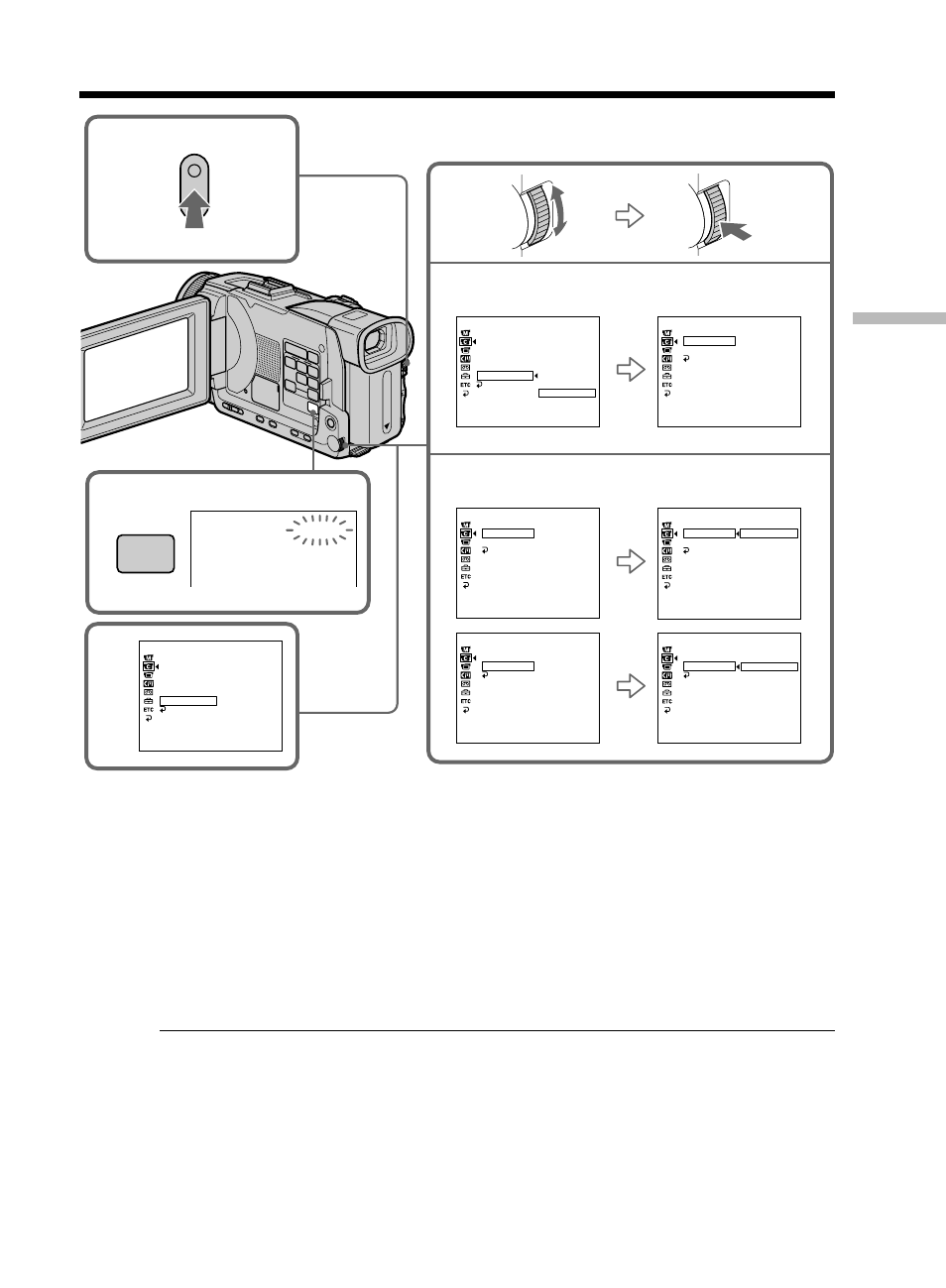 Interval recording | Sony DCR-TRV50 User Manual | Page 73 / 248