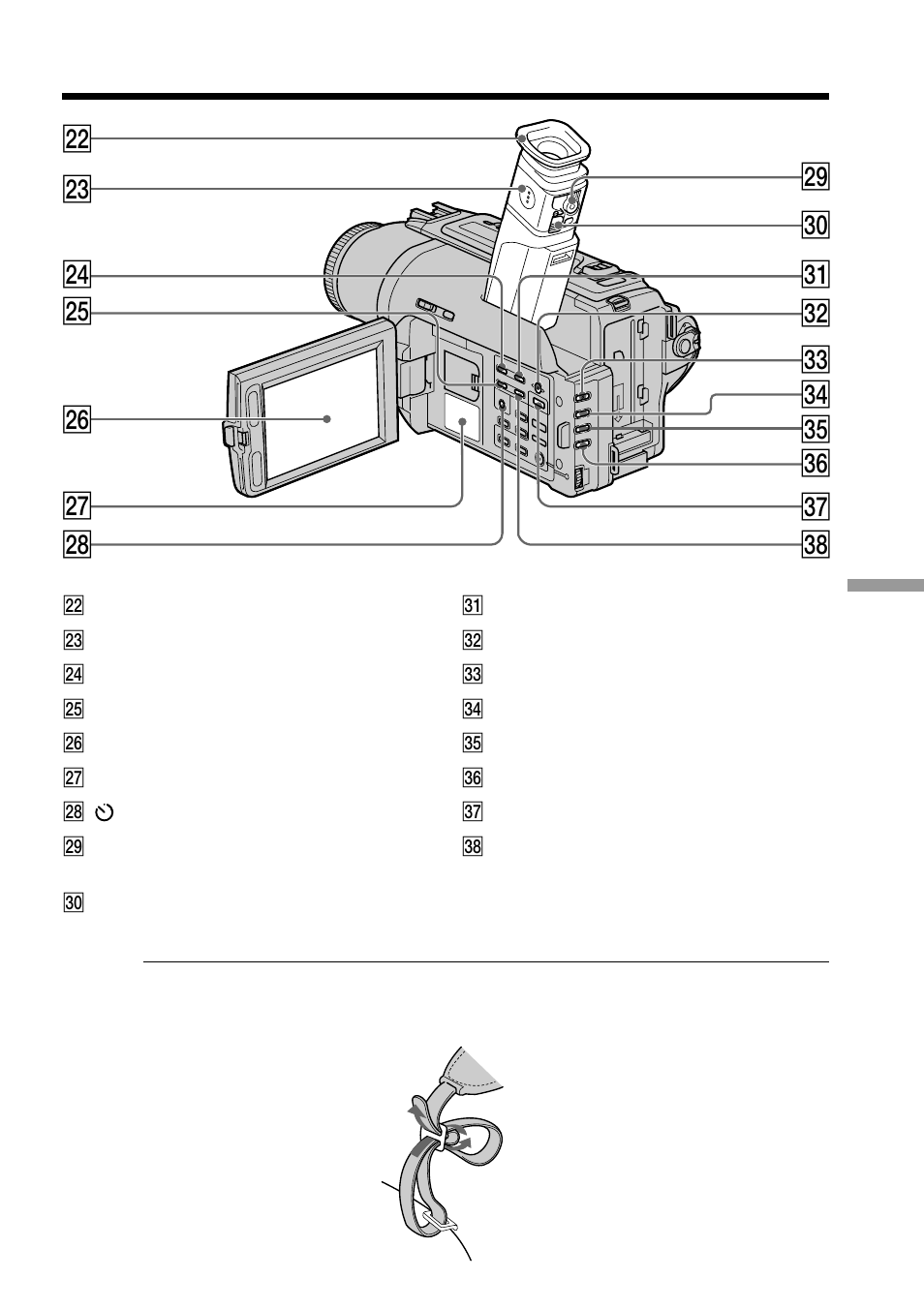 Wk wh ws wd wf wg wj ek ej eh eg ed wl e; ea es ef | Sony DCR-TRV520 User Manual | Page 125 / 132