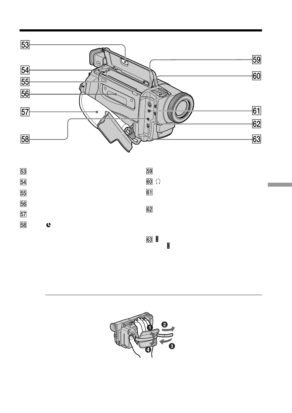 Th tj tk tf tg tl y; ya yd ys td | Sony DCR-TRV520 User Manual | Page 127 / 132