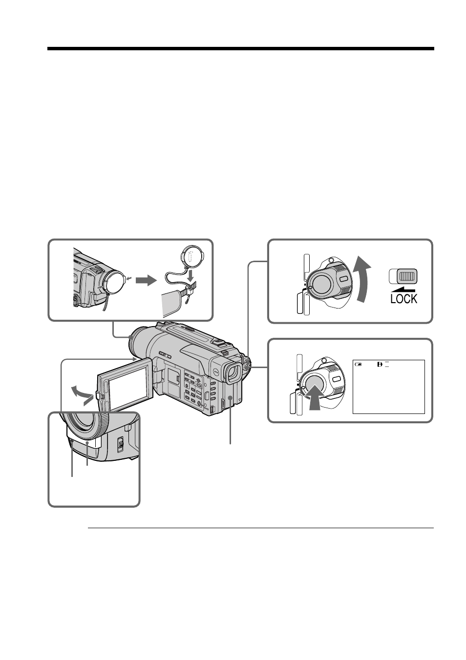 Recording – basics, Recording a picture | Sony DCR-TRV520 User Manual | Page 16 / 132